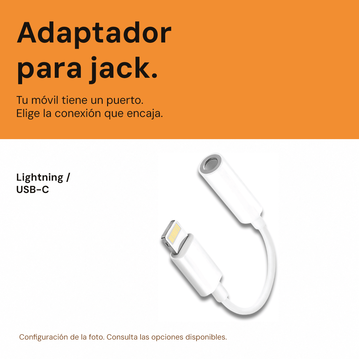 Adaptador jack 3,5 mm Adaptador jack 3,5 mm