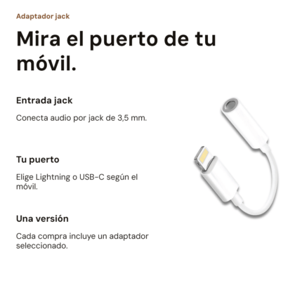 Adaptador jack 3,5 mm — vista 2