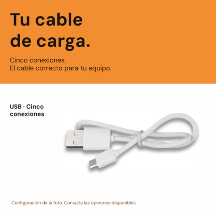 Cable USB de carga