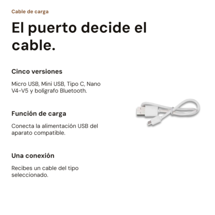 Cable USB de carga — vista 2