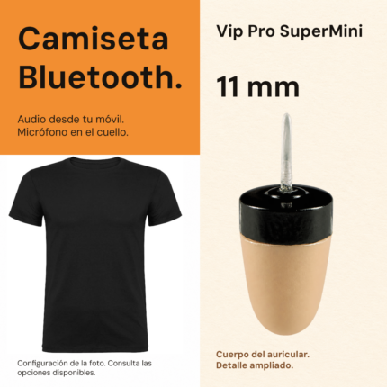 Camiseta Bluetooth para Vip Pro