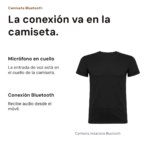 Camiseta Bluetooth para Vip Pro — vista 3