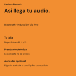 Camiseta Bluetooth para Vip Pro — vista 4