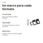 Adaptadores SIM, MicroSIM y NanoSIM — vista 2