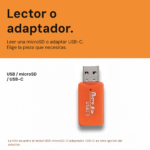 Lector microSD / adaptador USB-C