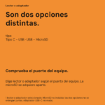 Lector microSD / adaptador USB-C — vista 3