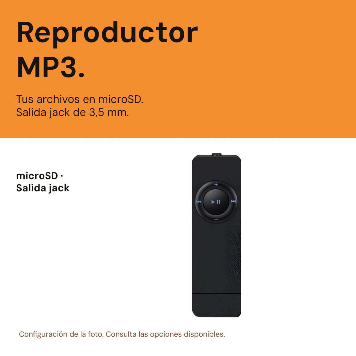 Reproductor MP3 para pinganillos Reproductor MP3 para pinganillos