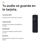Reproductor MP3 para pinganillos — vista 2