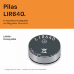 Pilas recargables LIR640