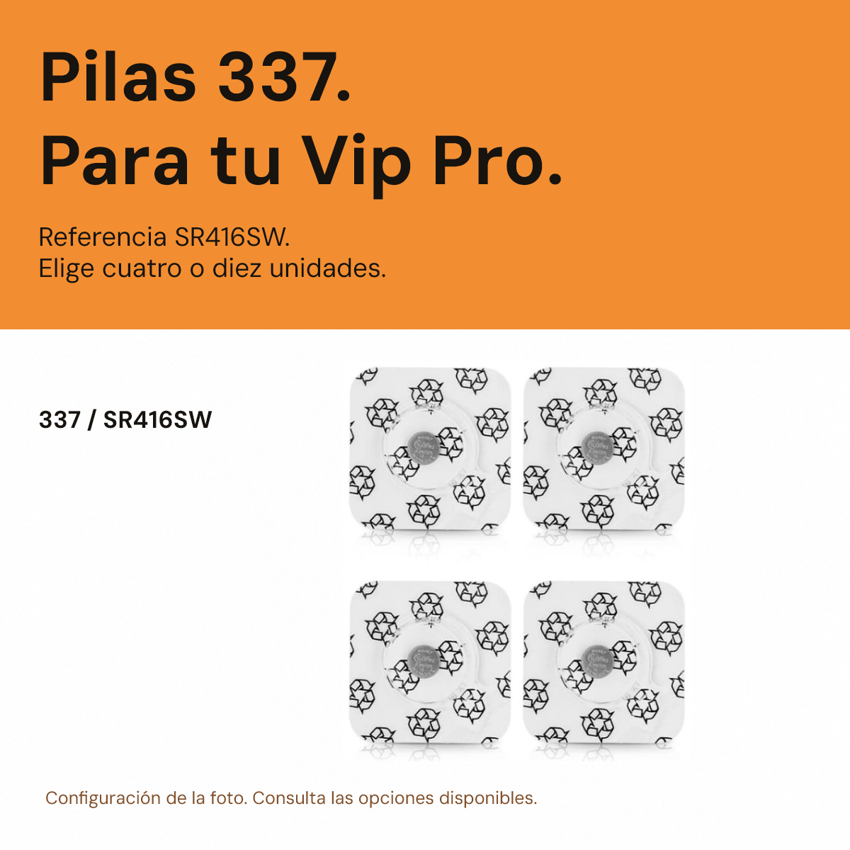 Pilas 337 / SR416SW Pilas 337 / SR416SW