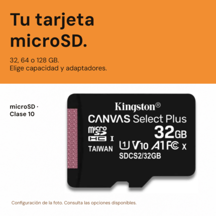 Tarjeta microSD Clase 10