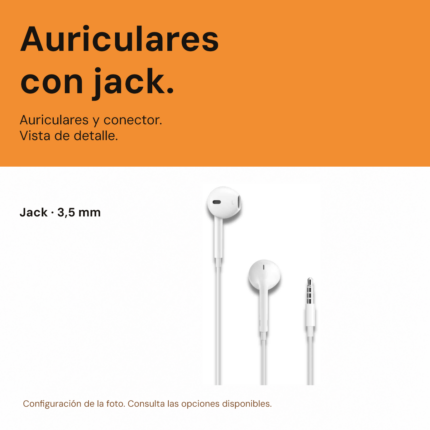 Auriculares jack de 3,5 mm