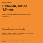 Micrófono externo con adaptador jack — vista 3
