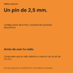 Auricular walkie supraural de un pin — vista 3