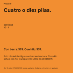 Pilas 379 / SR521SW — vista 3